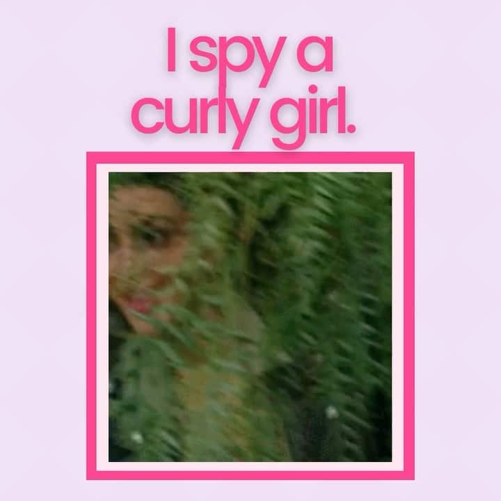 i spy a curly girl